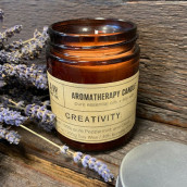 Aromatherapy Soy Wax Candle - Creativity - Click Image to Close